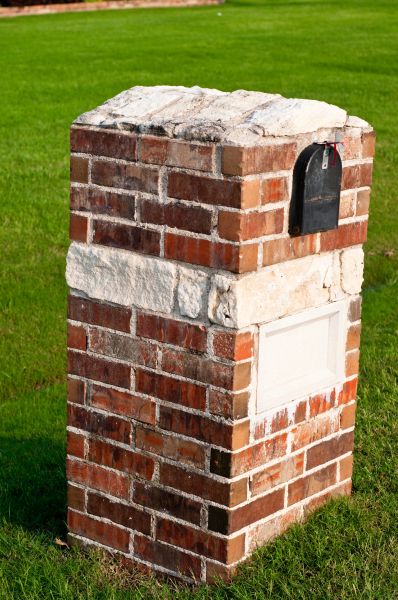 Brick Mailbox Installation in Alexandria