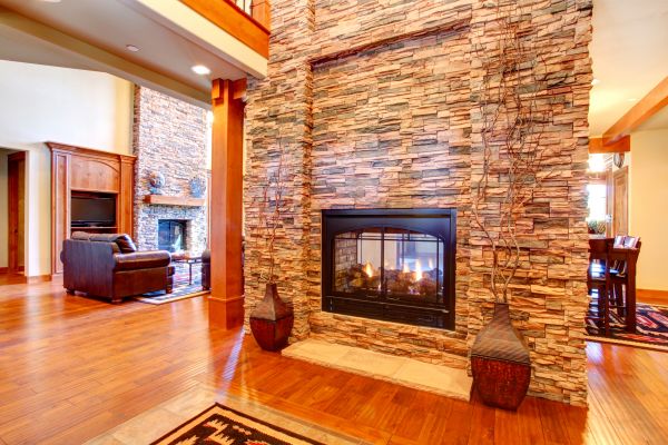 Stone Hearth Installation in Alexandria