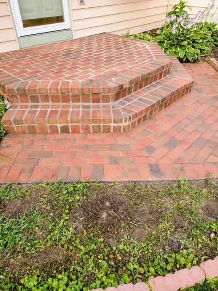 Brick Stoop Repair in Alexandria